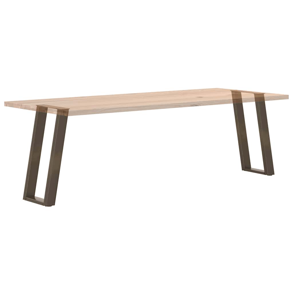 Konsoļu galda kājas, U veida, 2 gab., dabīgā tērauda, 28x(72-73) cm, tērauds