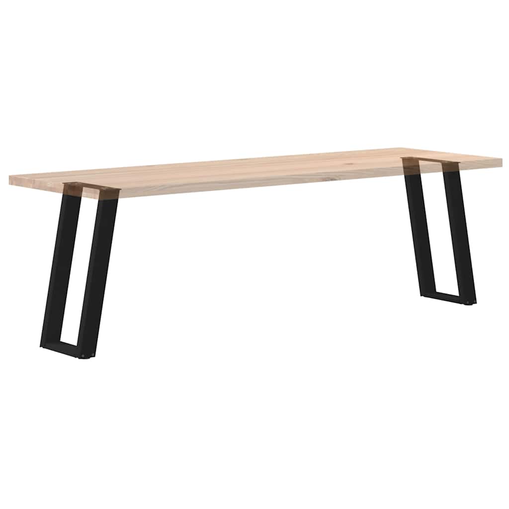 Konsolinio staliuko kojelės, U formos, 2 vnt., juodos, 38x(72-73) cm, plienas