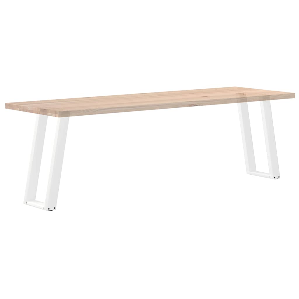 Konsolinio stalo kojelės, U formos, 2 vnt., baltos, 38x(72-73) cm, plienas