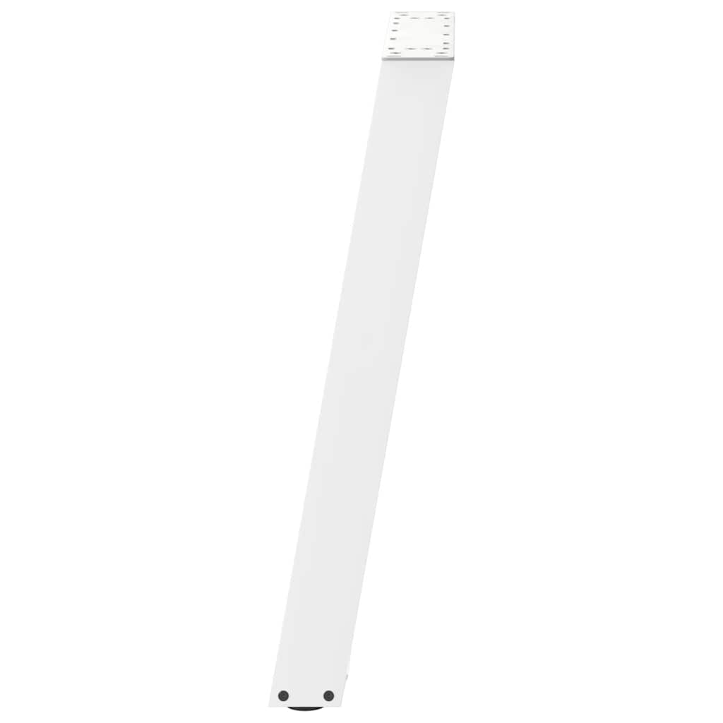 Valgomojo stalo kojelės, 2 vnt., baltos, 50x(72-73) cm, plienas, U formos