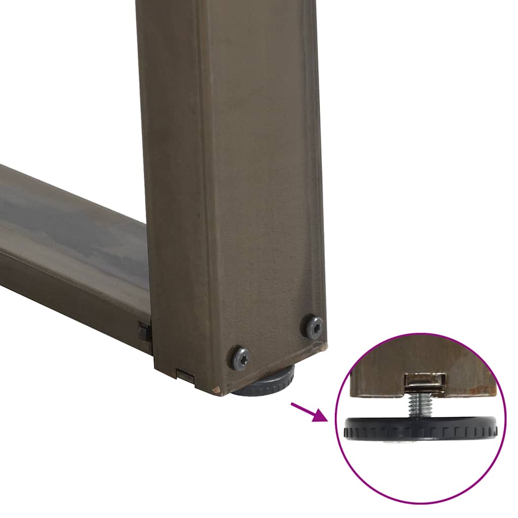 Valgomojo stalo kojelės, U formos, 2 vnt., 60x(72-73)cm