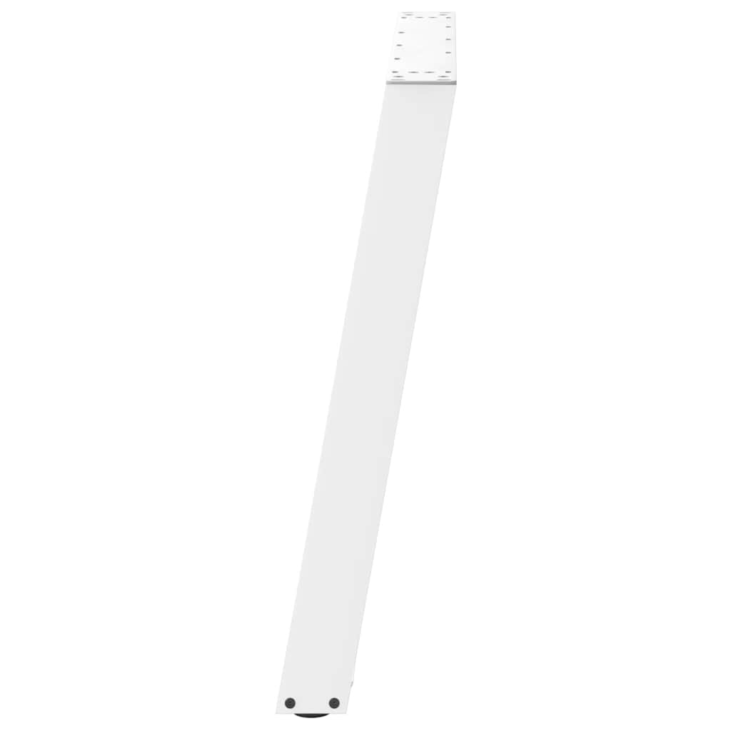 Valgomojo stalo kojelės, U formos, 2 vnt., balta, 80x(72-73)cm