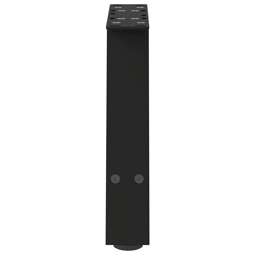Kavos staliuko kojelės, A formos, 2 vnt., juodos, 30x(30-31) cm, plienas