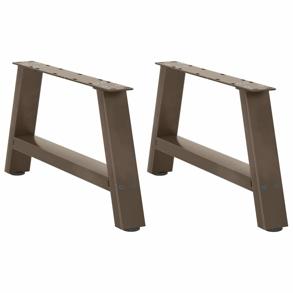 Coffee Table Legs, A-shaped, 2 pcs, 60x(30-31) cm, Steel