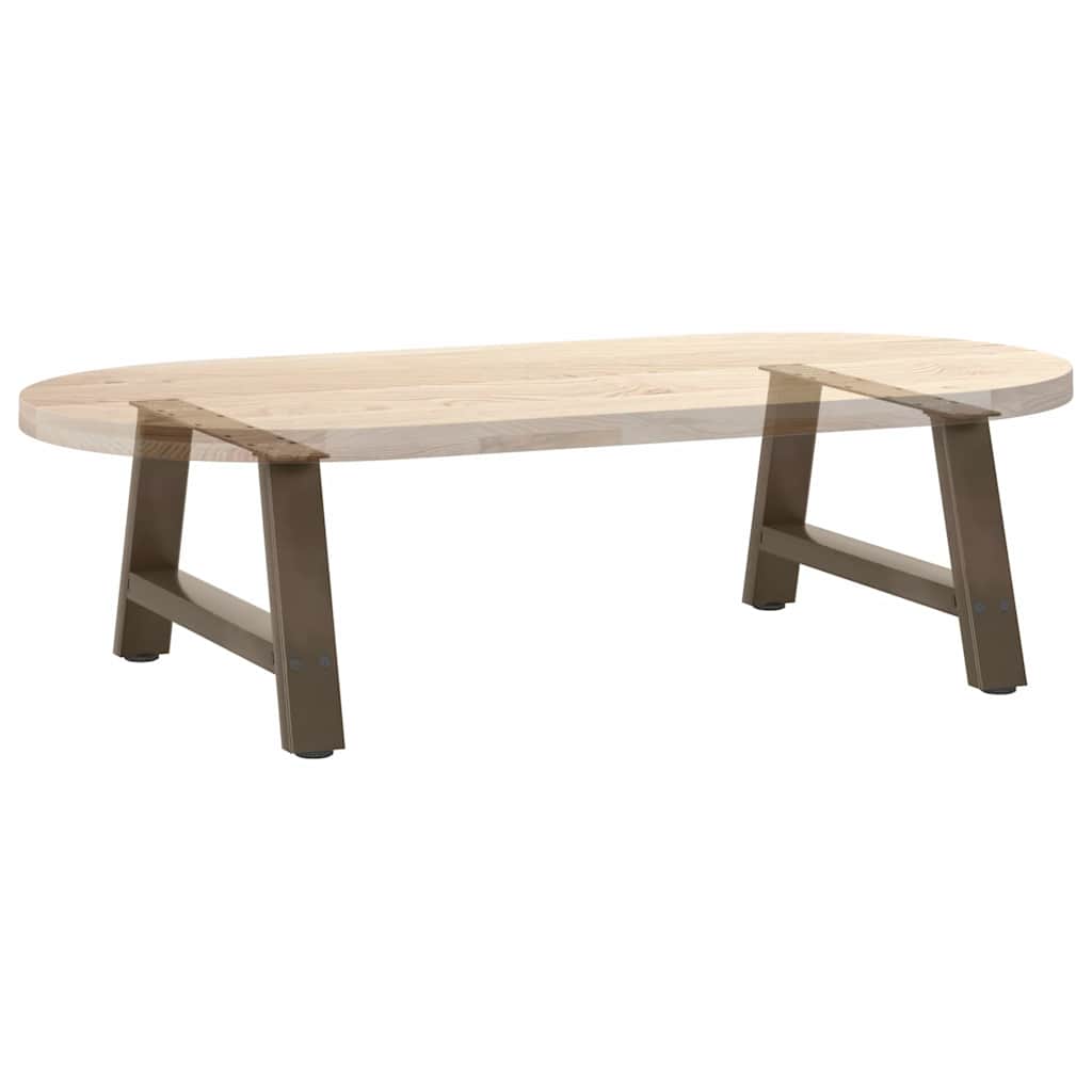 Coffee Table Legs, A-shaped, 2 pcs, 60x(30-31) cm, Steel