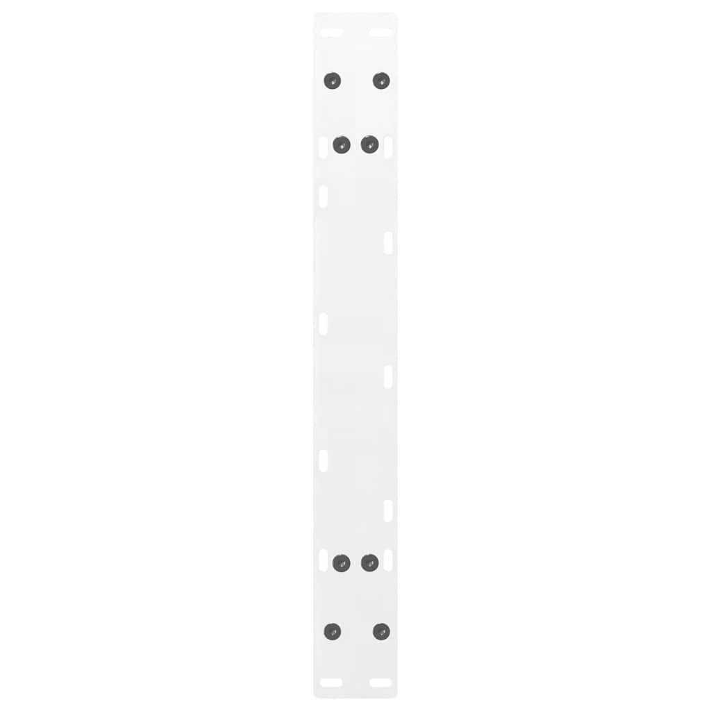 Kavos staliuko kojelės, 2 vnt., baltos, 70x(30-31) cm, plienas, A formos