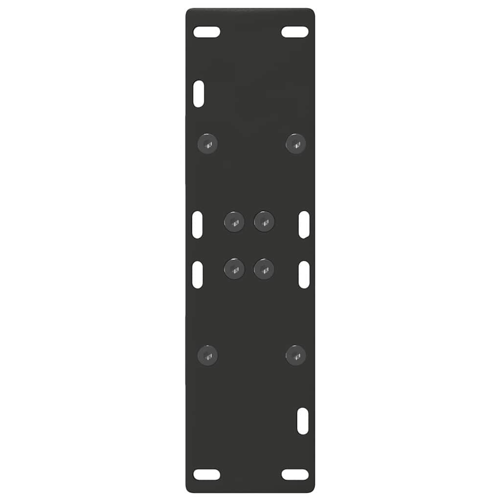 Valgomojo stalo kojelės, A formos, 2 vnt., juodos, 50x(72-73) cm, plienas