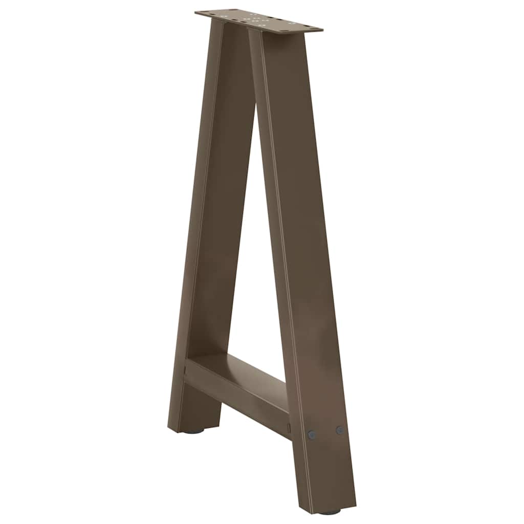 Valgomojo stalo kojos, A formos, 2 vnt., 50x(72-73) cm, plienas