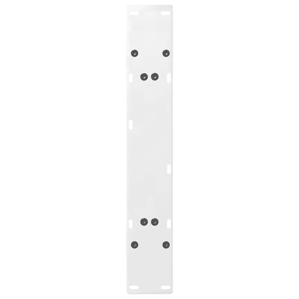 Valgomojo stalo kojelės, 2 vnt., baltos, 80x(72-73) cm, plienas, A formos