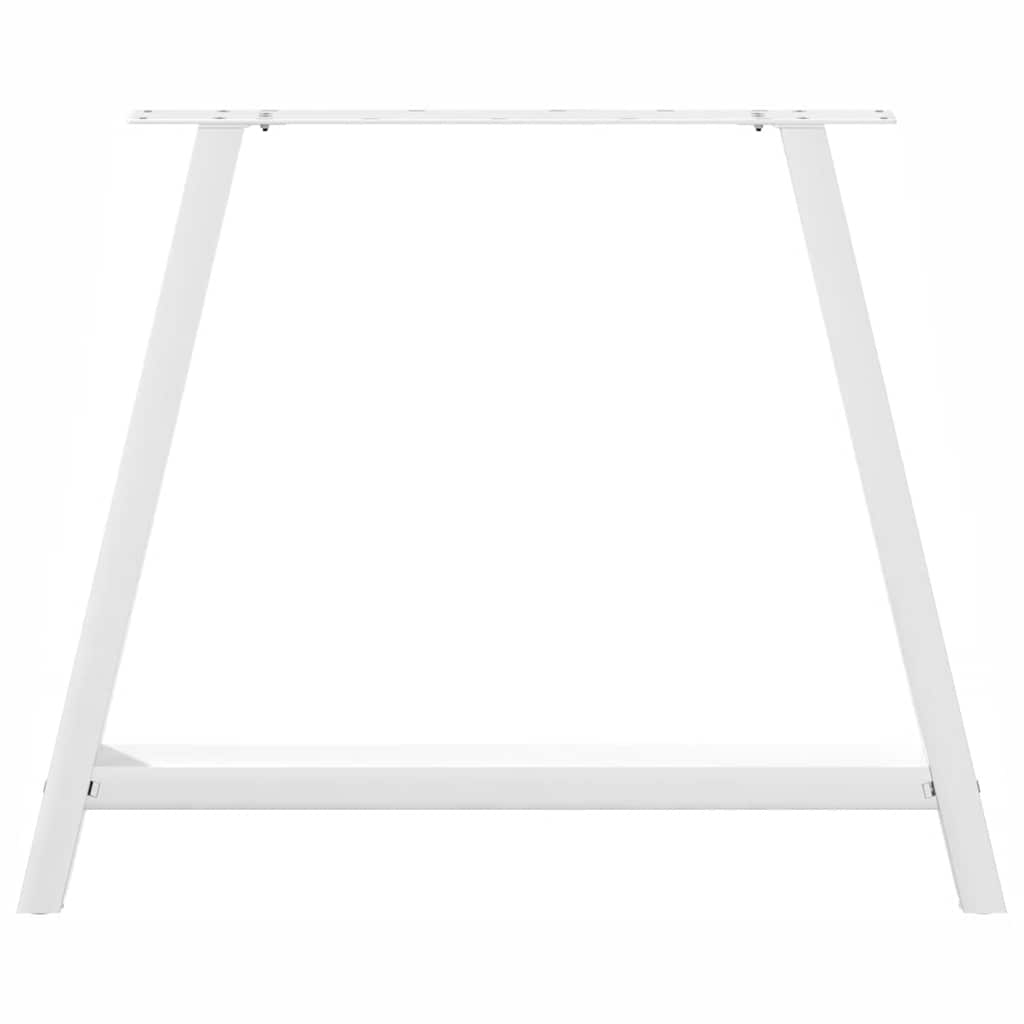 Ēdamgalda kājas, 2 gab., baltas, 90x(72-73) cm, tērauds, A-veida