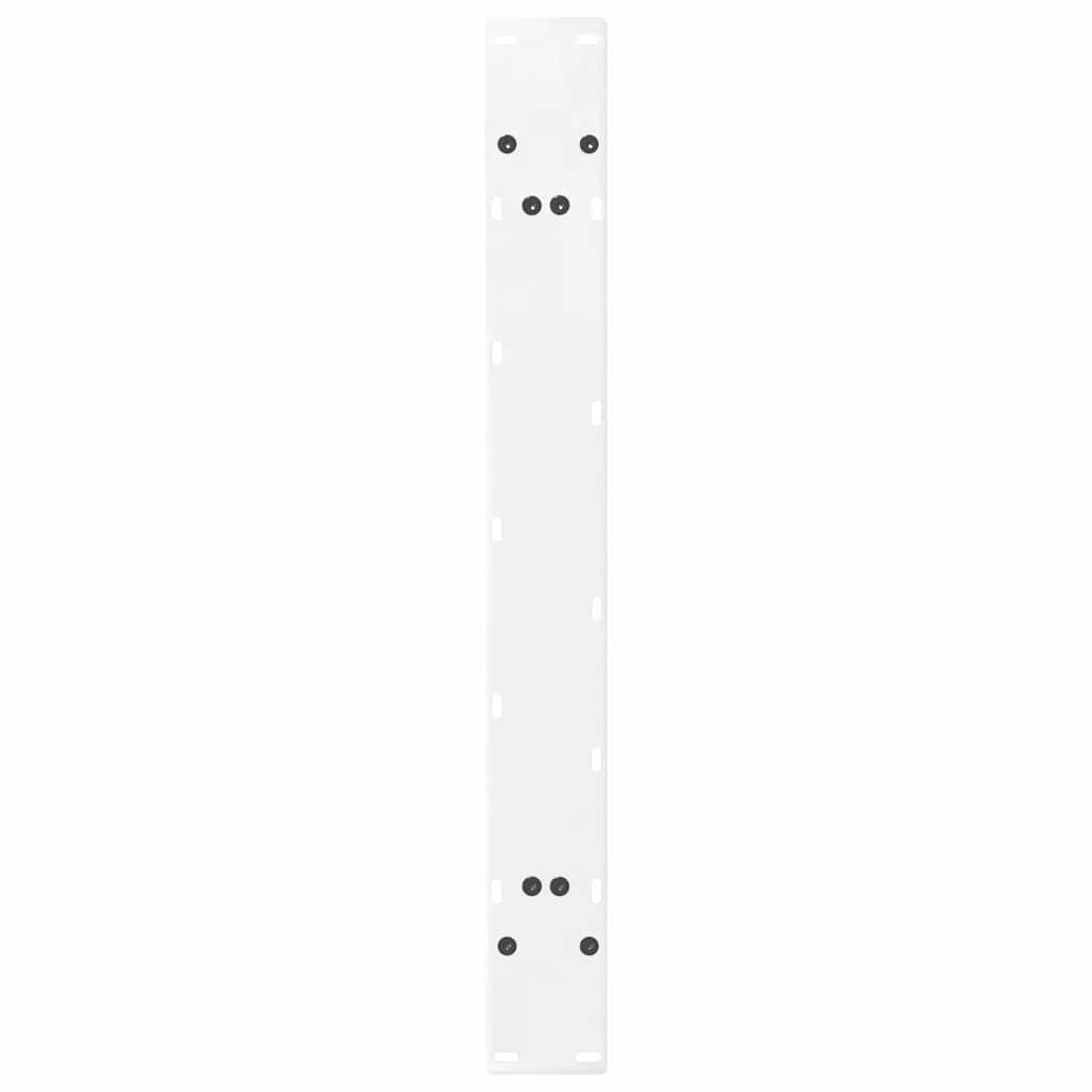 Valgomojo stalo kojelės, 2 vnt., baltos, 90x(72-73) cm, plienas, A formos