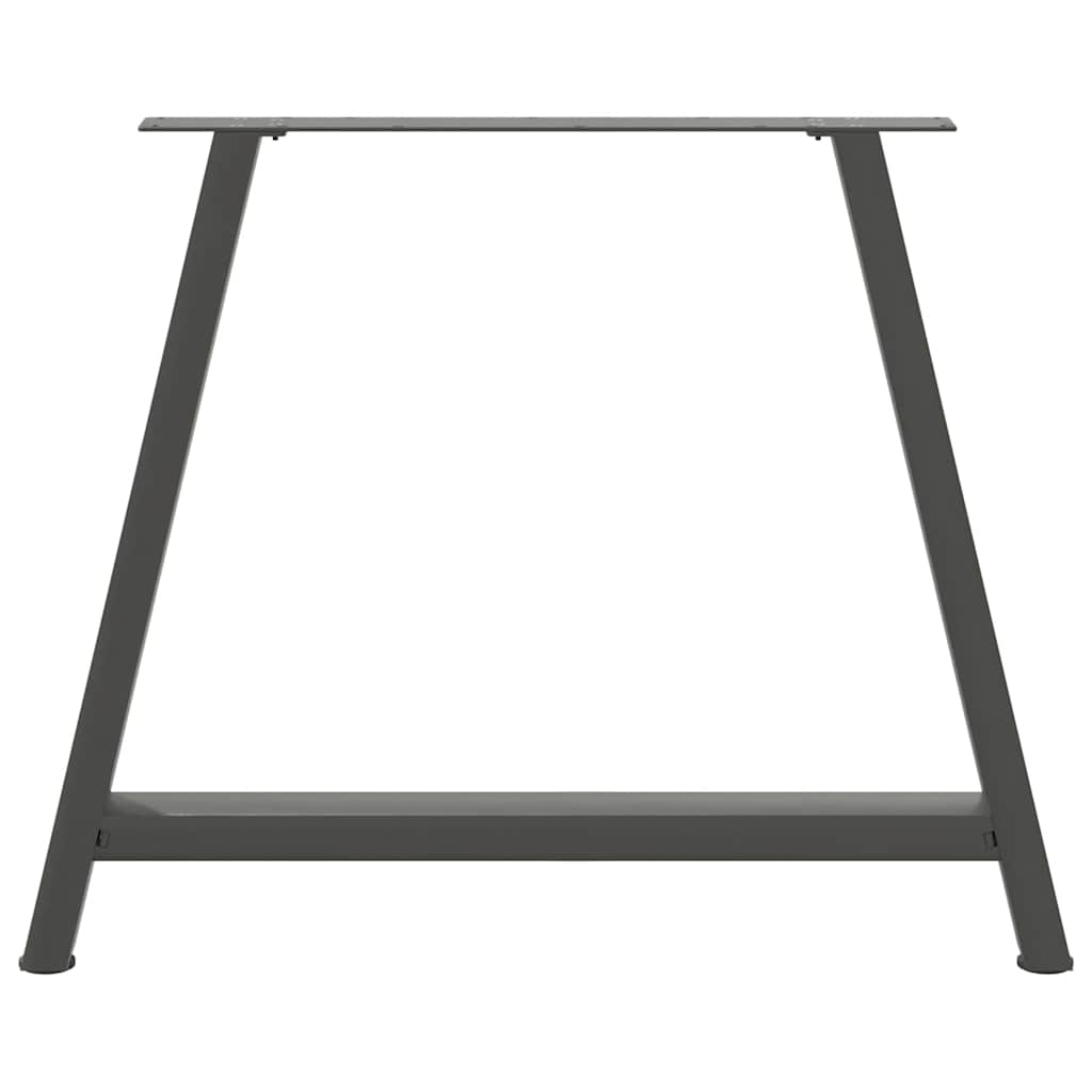 Valgomojo stalo kojos, A formos, 2 vnt., antracito spalvos, 100x(72-73) cm, plienas