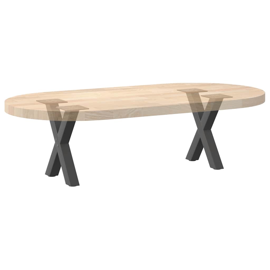 Kavos staliuko kojelės, 2 vnt., antracito spalvos, 30x(30-31) cm, plienas