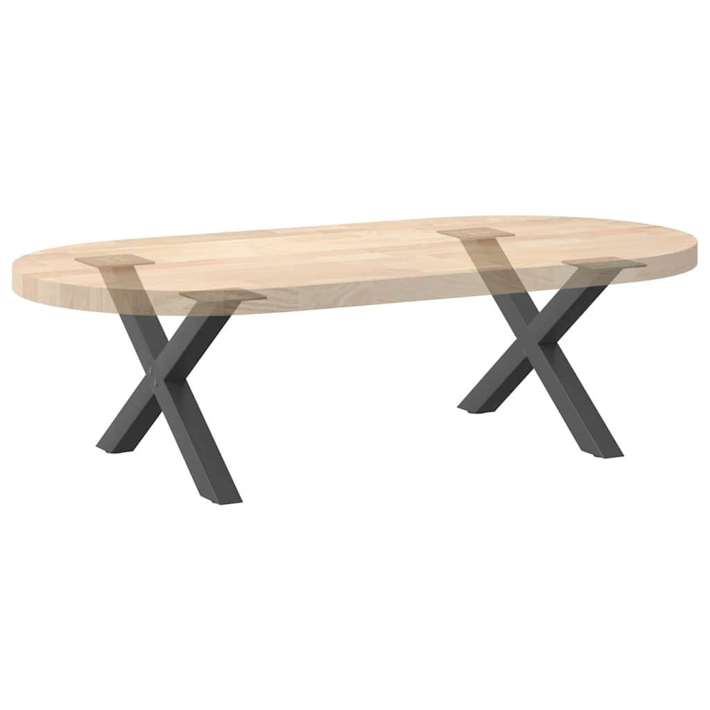 Kavos staliuko kojelės, 2 vnt., antracito spalvos, 50x(30-31) cm, plienas