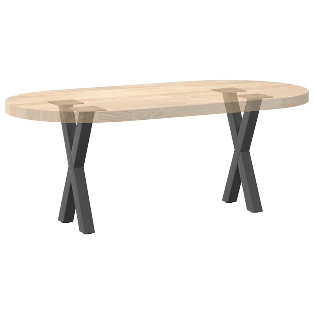 Kafijas galdiņa kājas, 2 gab., antracīta krāsā, 28x(42-43) cm, tērauds