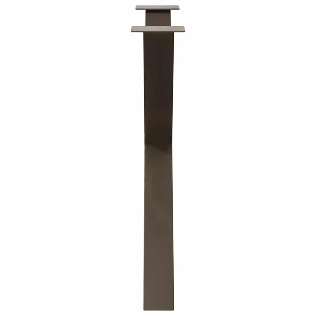 Valgomojo stalo kojelės, X formos, 2 vnt., 90x(72-73)cm plienas