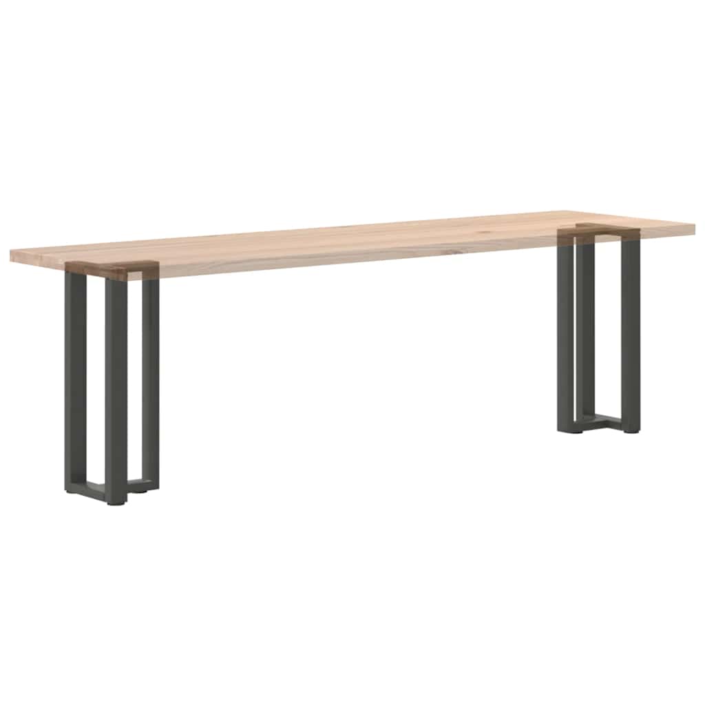 Konsoles galda kājas, T veida, 2 gab., antracīta krāsā, 38x25x(72-73) cm, tērauds