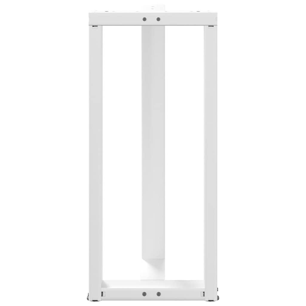 Baro stalo kojos, T formos, 2 vnt., baltos, 40x35x(90-91) cm, plienas