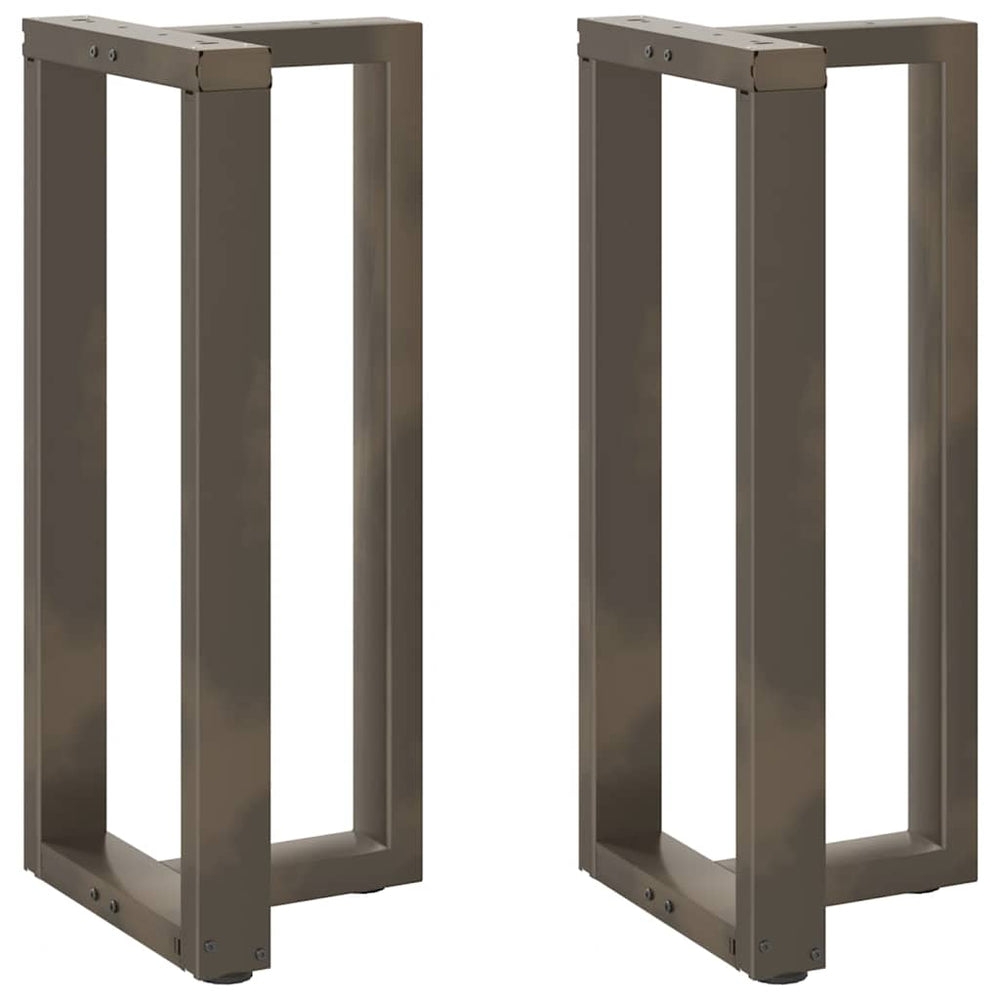 Bar Table Legs, T-shaped, 2 pcs., black, 50x35x(90-91) cm, steel