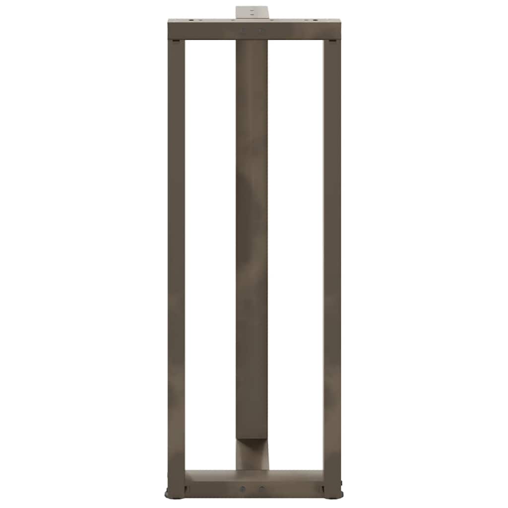 Bāra galda kājas, T veida, 2 gab., melnas, 40x35x(110-111) cm, tērauds