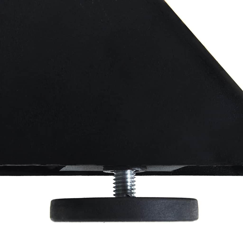 Kavos staliuko koja, voro formos, juoda, 98x58x(42-43) cm, plienas