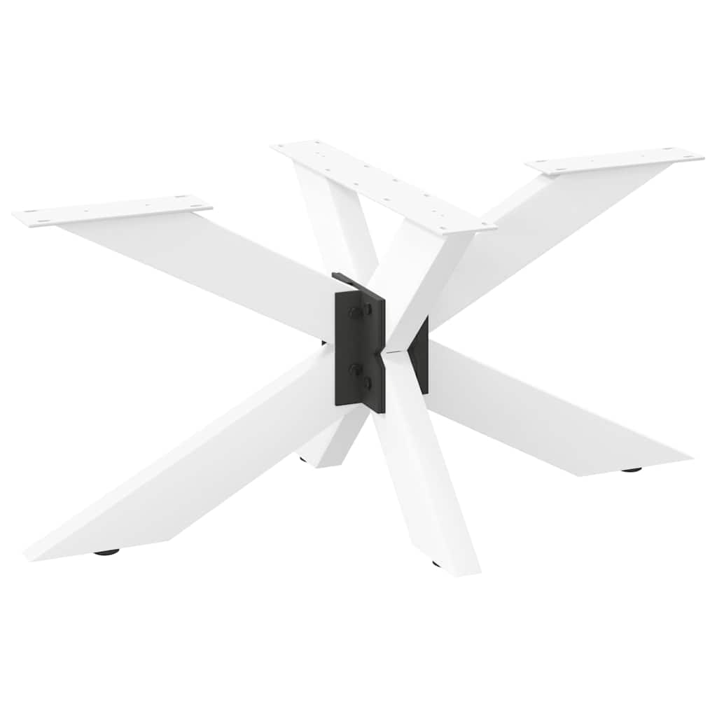 Kavos staliuko koja, voro formos, balta, 98x58x(42-43) cm, plienas