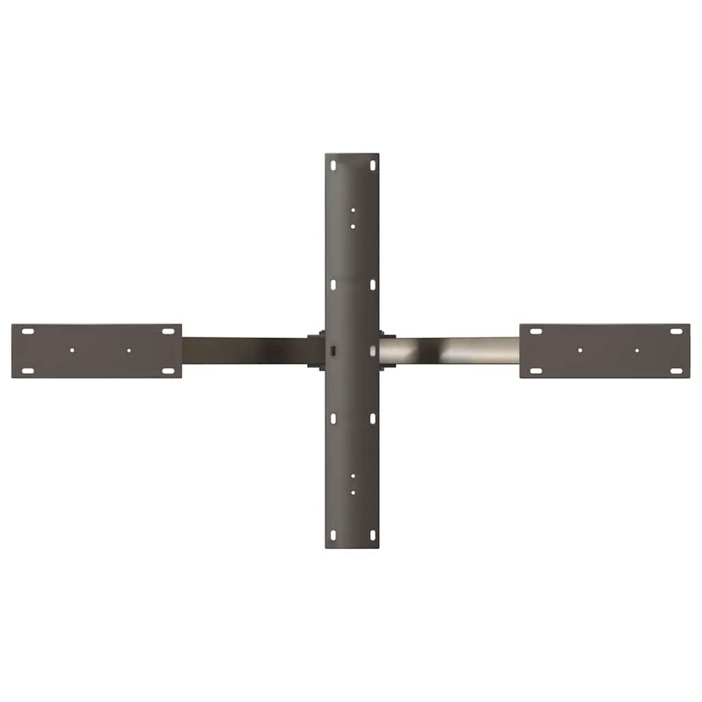 Kavos staliuko koja, voro formos, juoda, 98x58x(42-43) cm, plienas