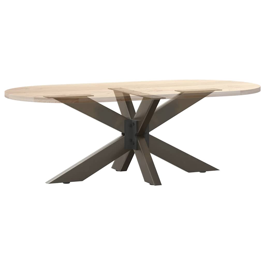 Kavos staliuko koja, voro formos, juoda, 98x58x(42-43) cm, plienas