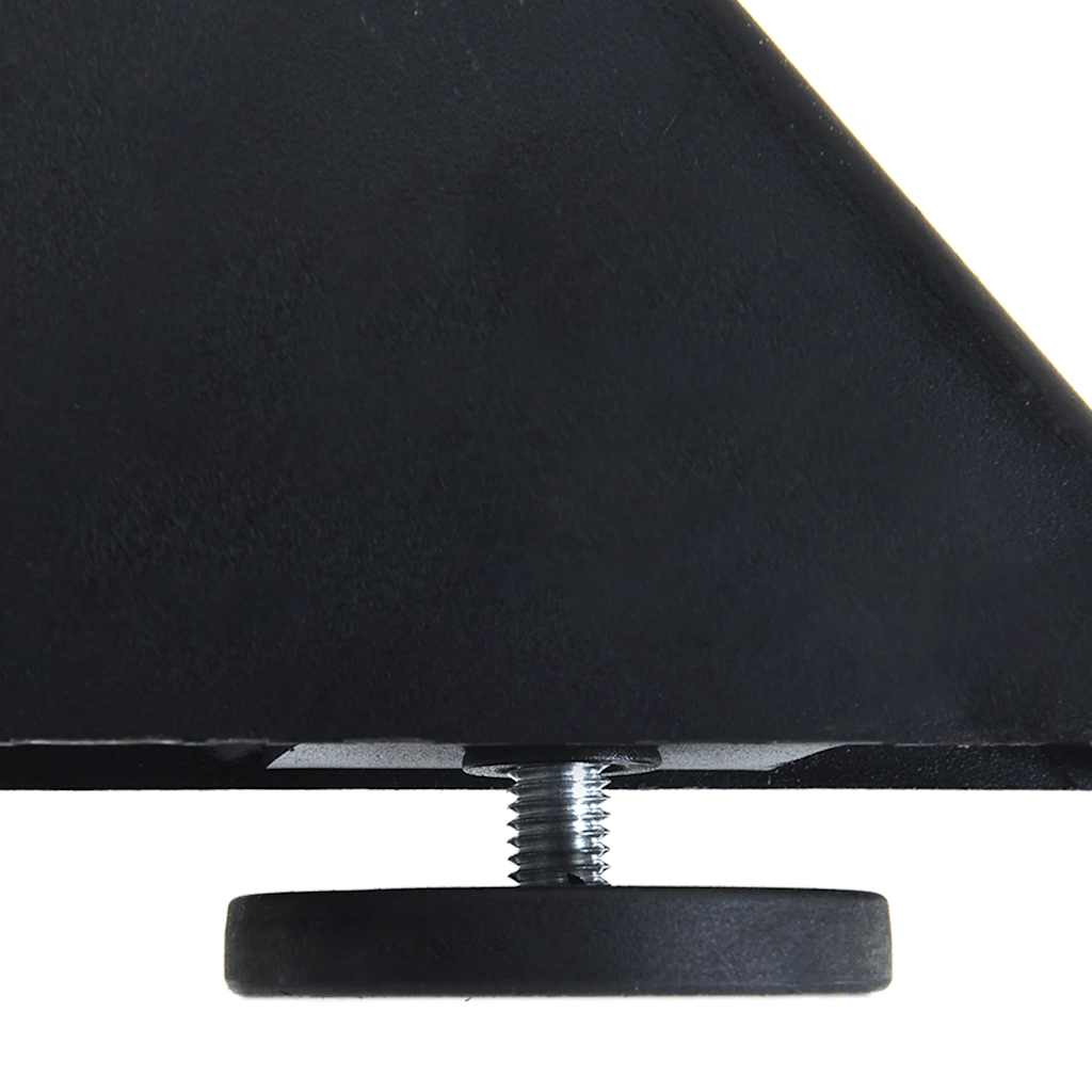 Valgomojo stalo koja, voro formos, antracito spalvos, 120x68x(72-73) cm, plienas