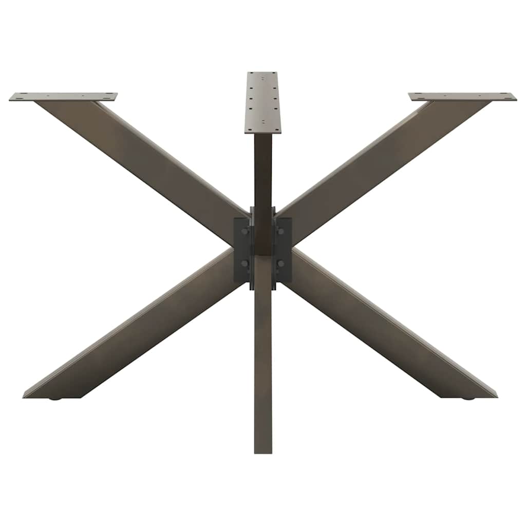 Valgomojo stalo koja, voro formos, juoda, 120x68x(72-73) cm, plienas