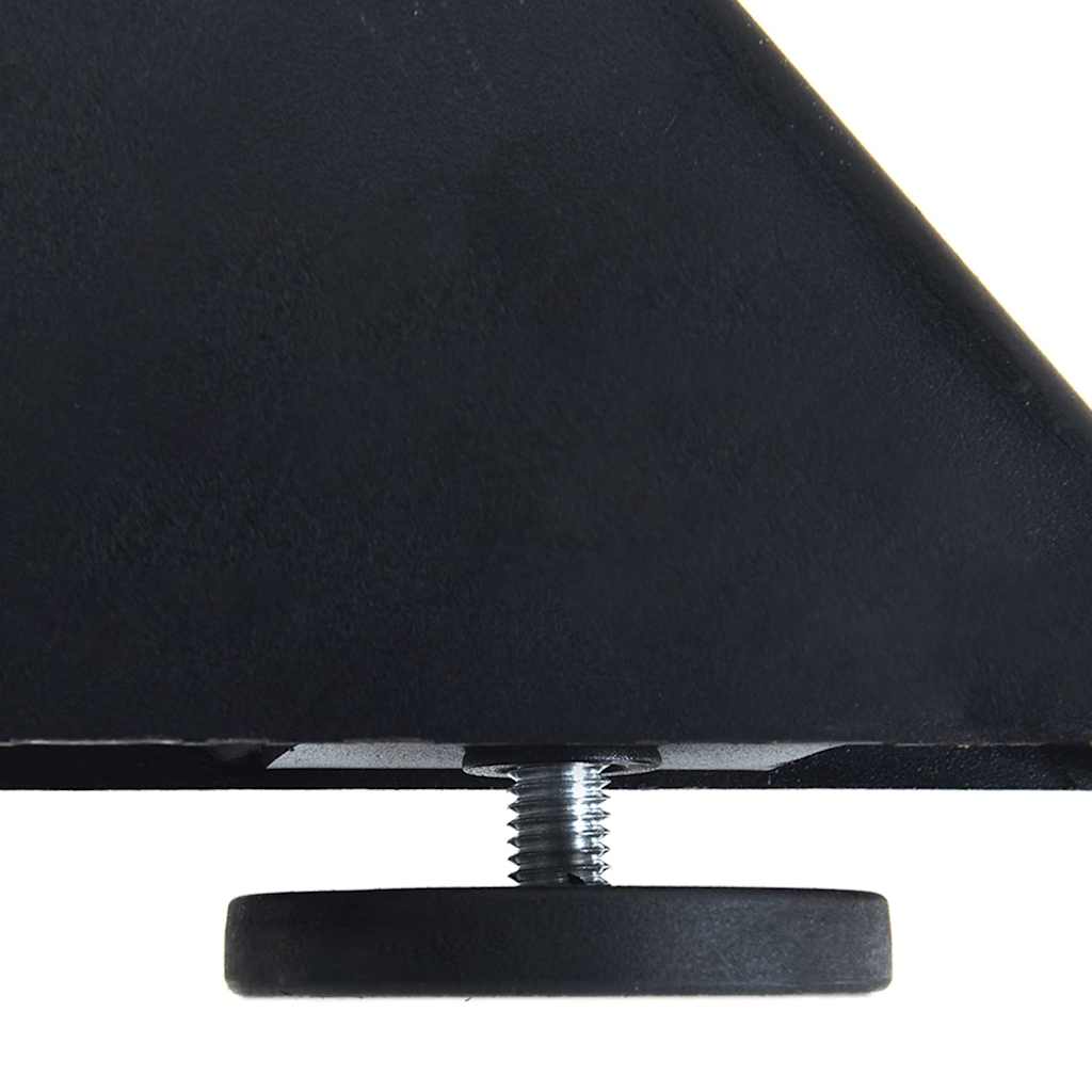 Valgomojo stalo koja, voro formos, antracito spalvos, 150x78x(72-73) cm, plienas