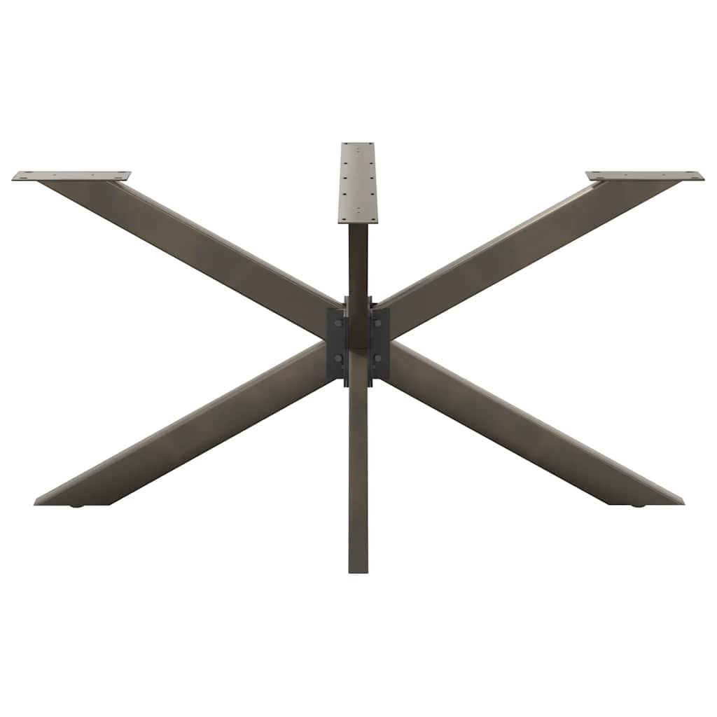 Valgomojo stalo koja, voro formos, juoda, 150x78x(72-73) cm, plienas