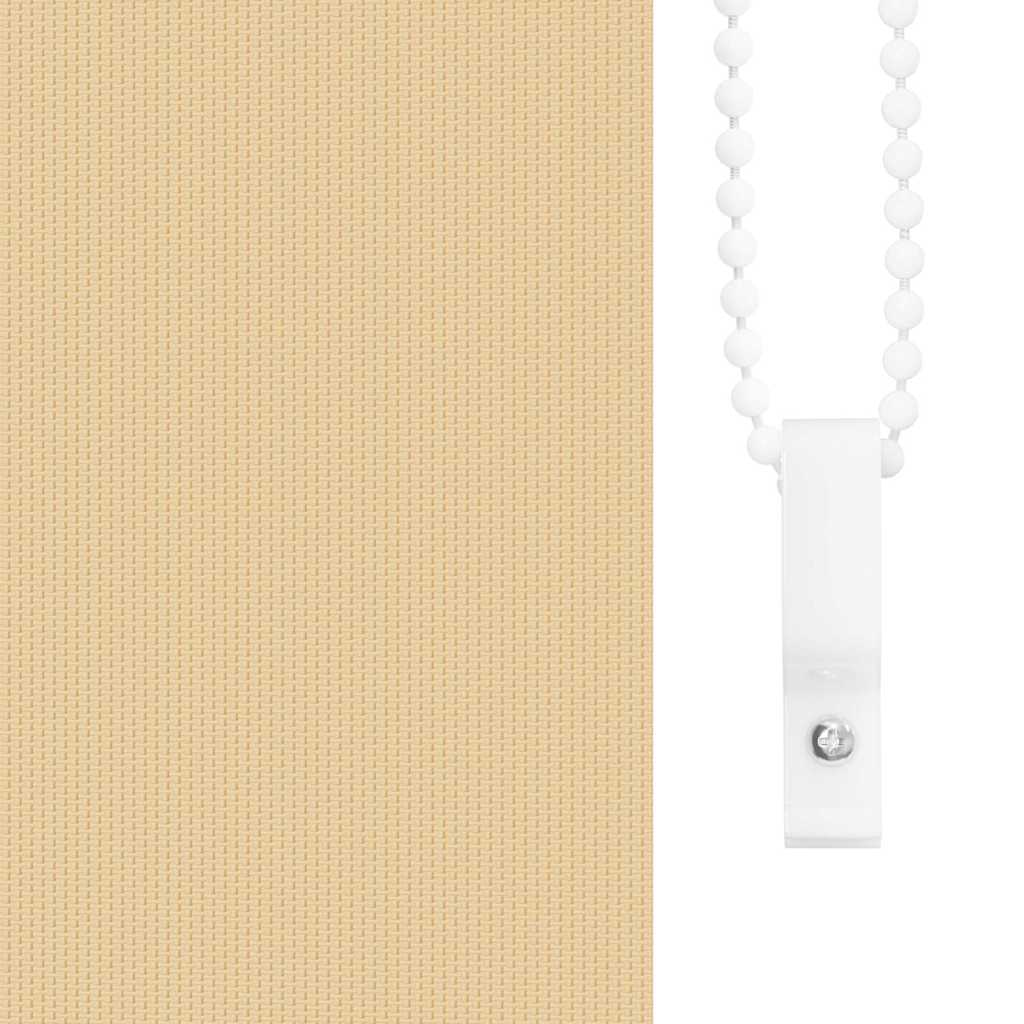 beige roller blind 120x130 cm fabric width 116.6 cm
