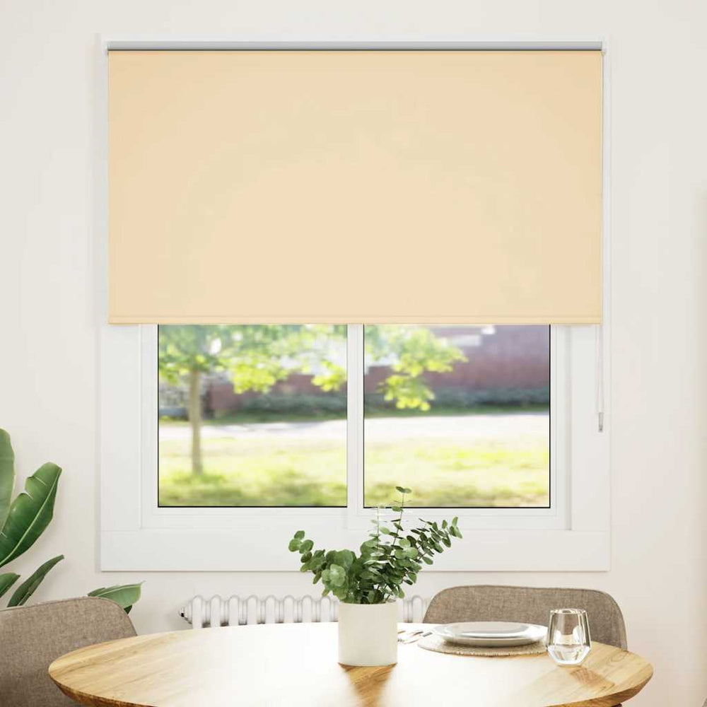 roletas smėlio spalvos 130x130 cm audinio plotis 126,6 cm