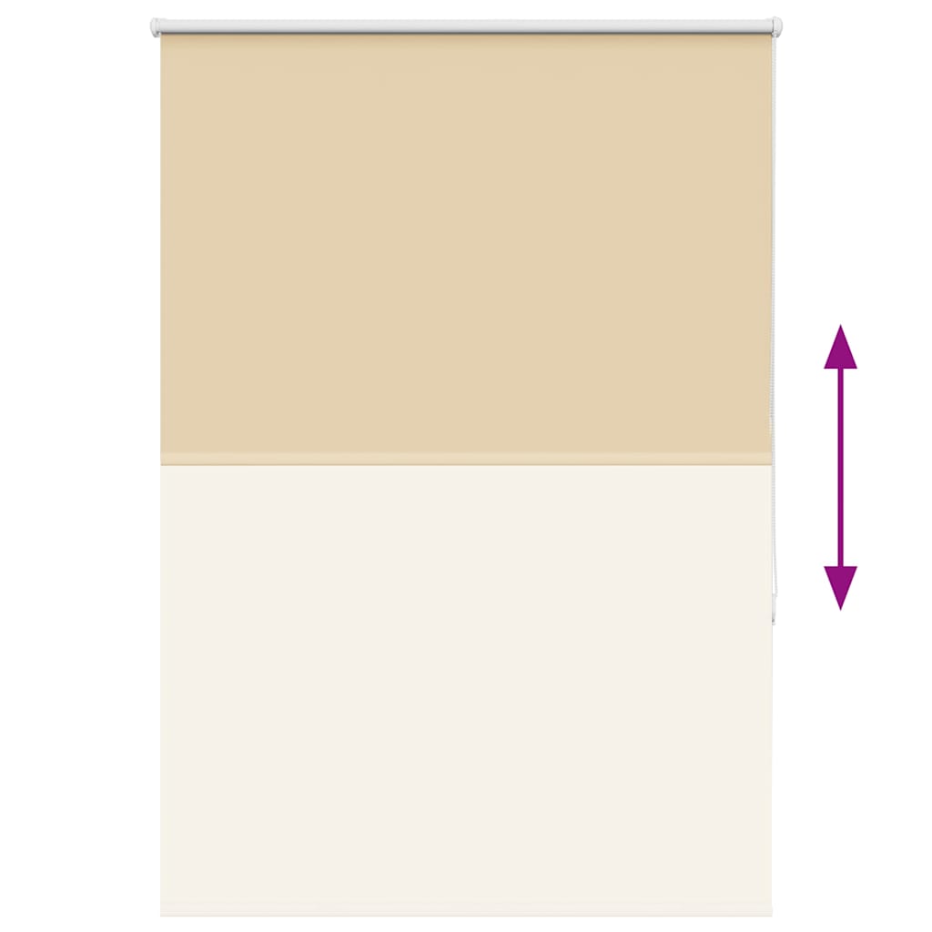 beige roller blind 100x150 cm fabric width 95.7 cm