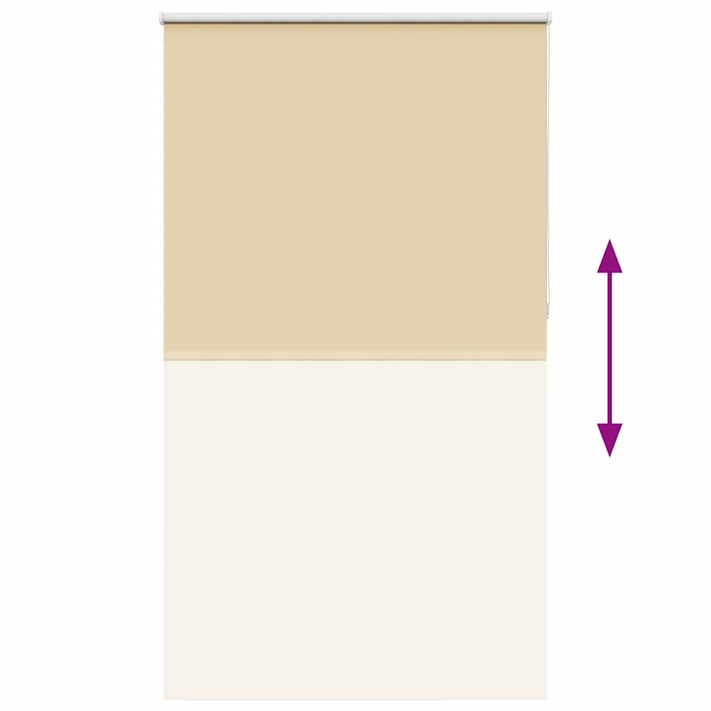 beige roller blind 120x210 cm fabric width 116.6 cm