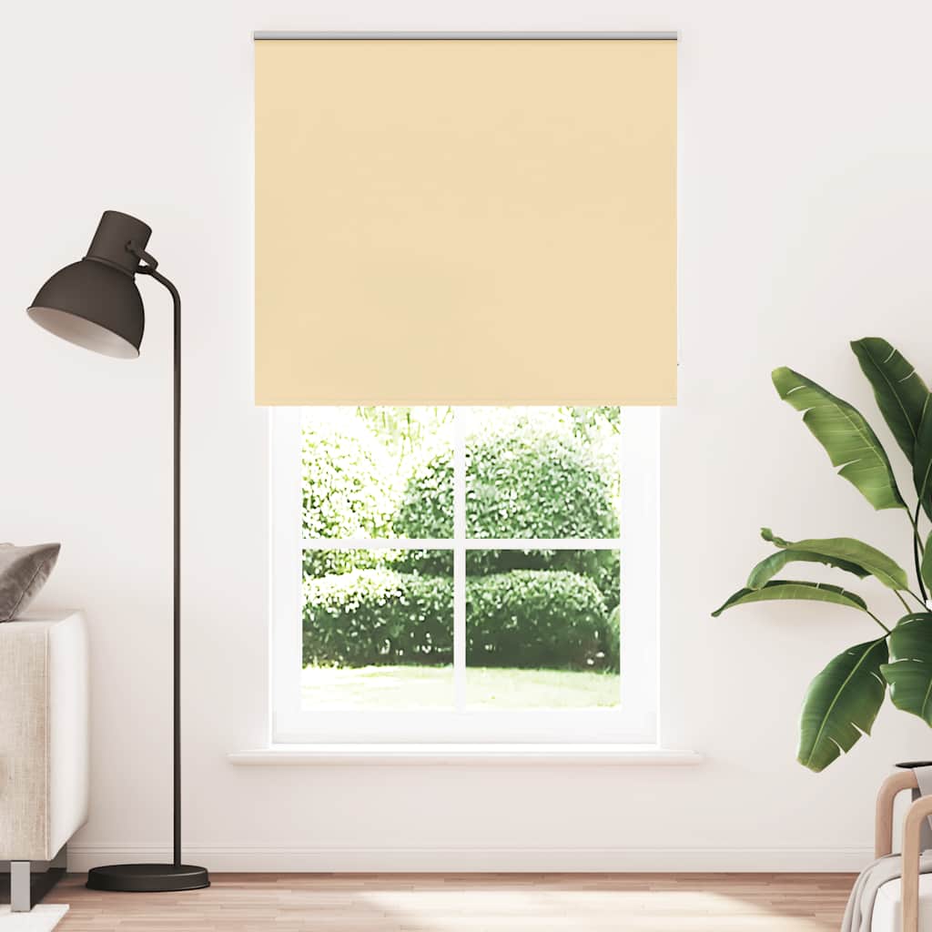 beige roller blind 120x210 cm fabric width 116.6 cm