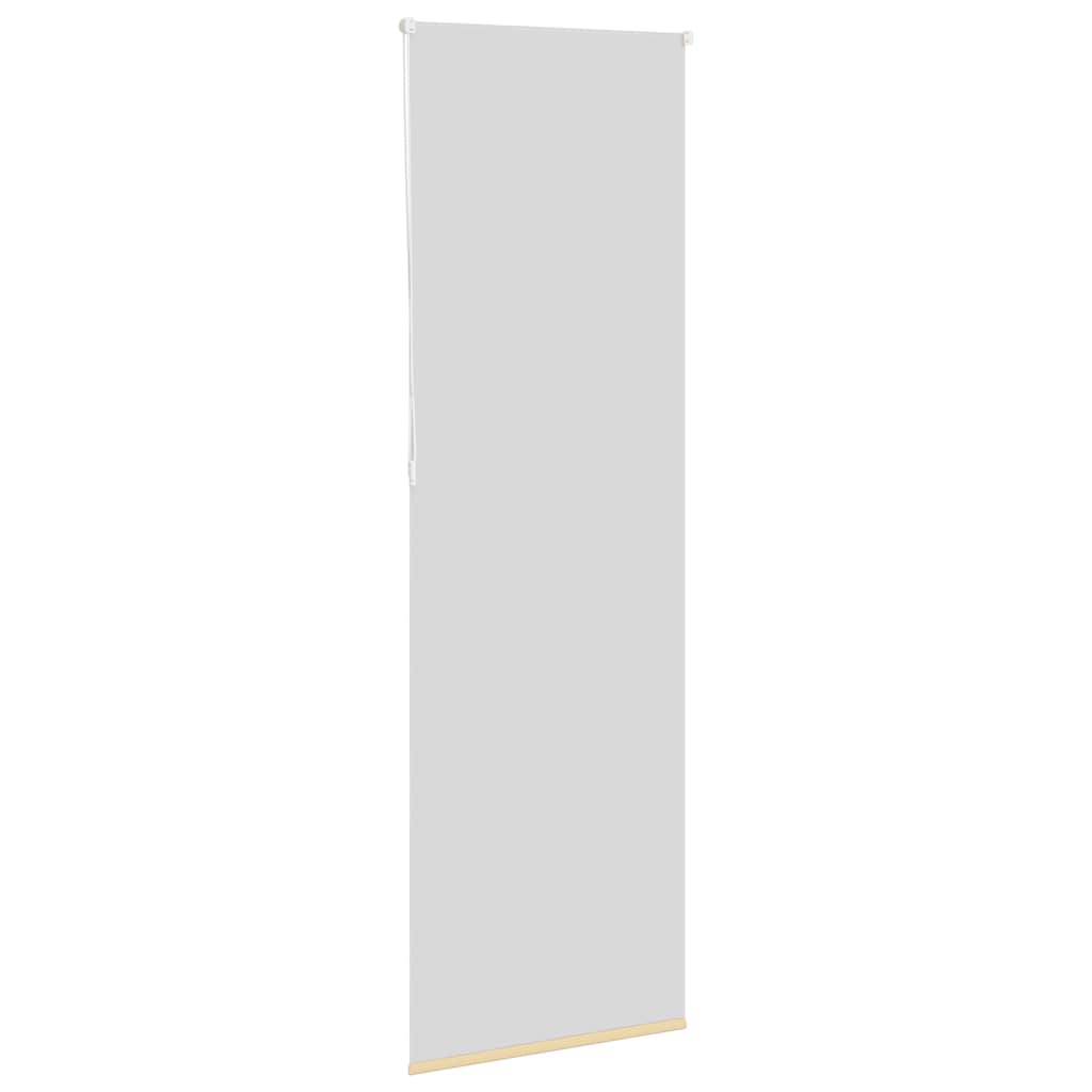 smilšu krāsas rullo žalūzija 75x230 cm auduma platums 70,7 cm