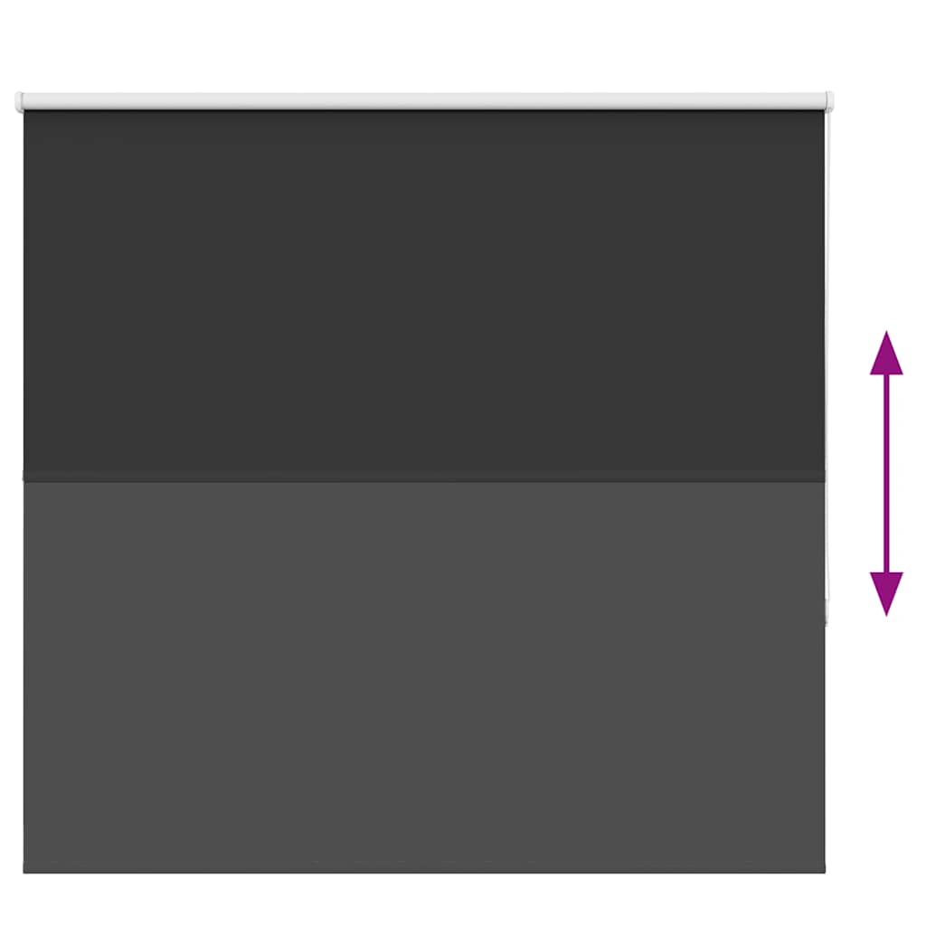 Roletas Blackout Juoda 145x130 cm Audinio plotis 141,6 cm