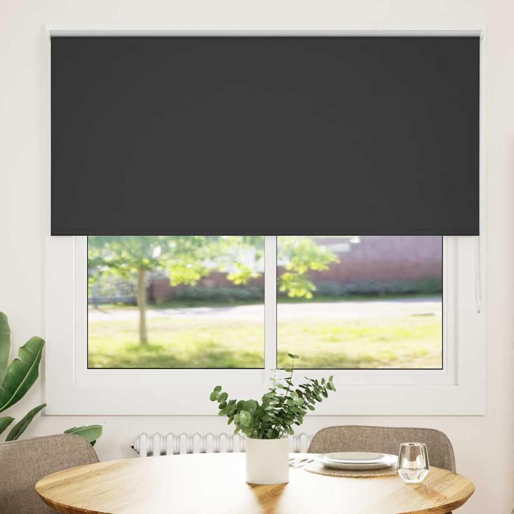 Roletas Blackout Juoda 145x130 cm Audinio plotis 141,6 cm