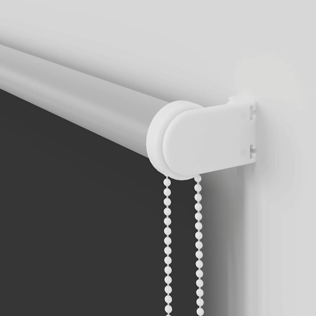 Blackout Roller Blind Black 135x175 cm Fabric width 131.6 cm