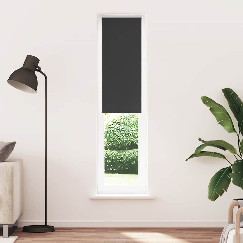 Roletas Blackout Juoda 50x210 cm Audinio plotis 45,7 cm