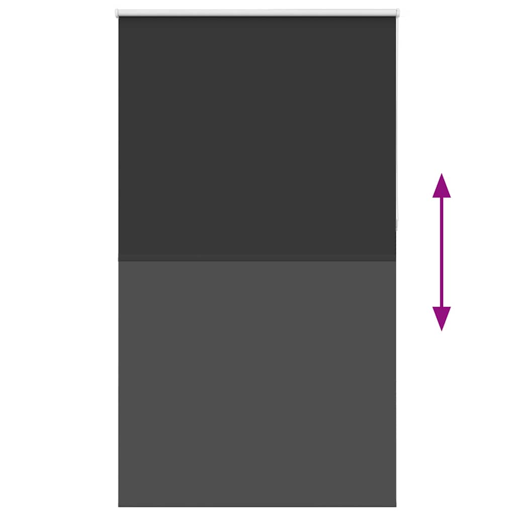 Roletas Blackout Juoda 135x230 cm Audinio plotis 131,6 cm