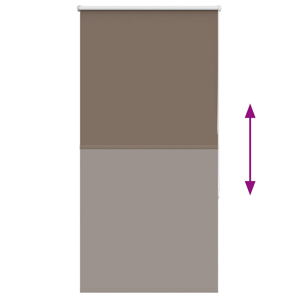 roller blind coffee 80x150 cm fabric width 75.7 cm polyester