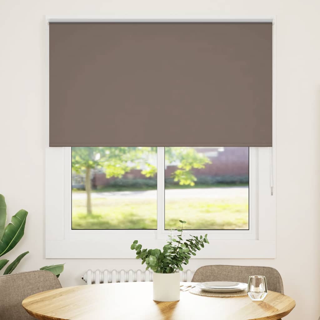 roller blind coffee 135x150 cm fabric width 131.6 cm polyester