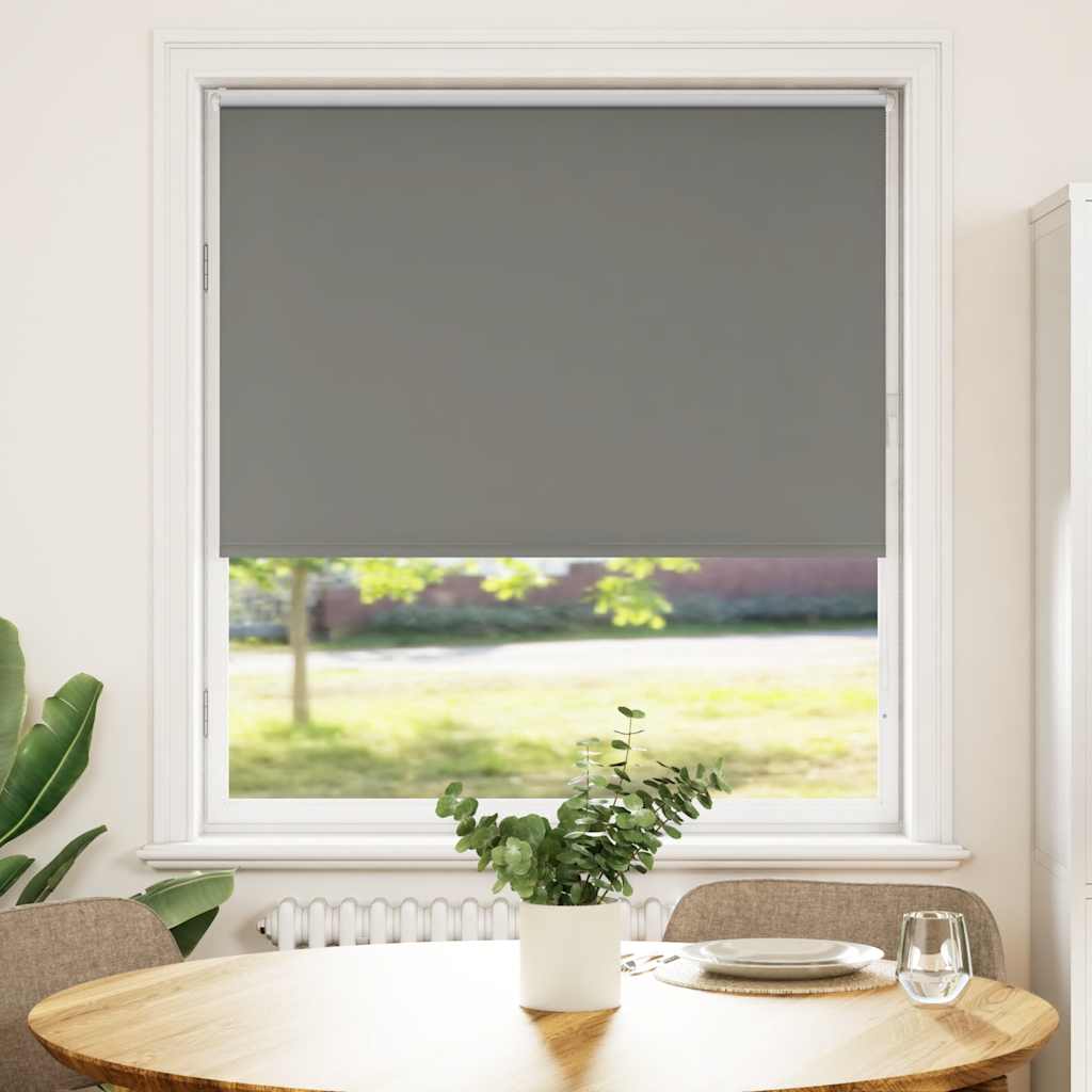 Roller Blind Grey 95x150 cm fabric width 90.7 cm polyester