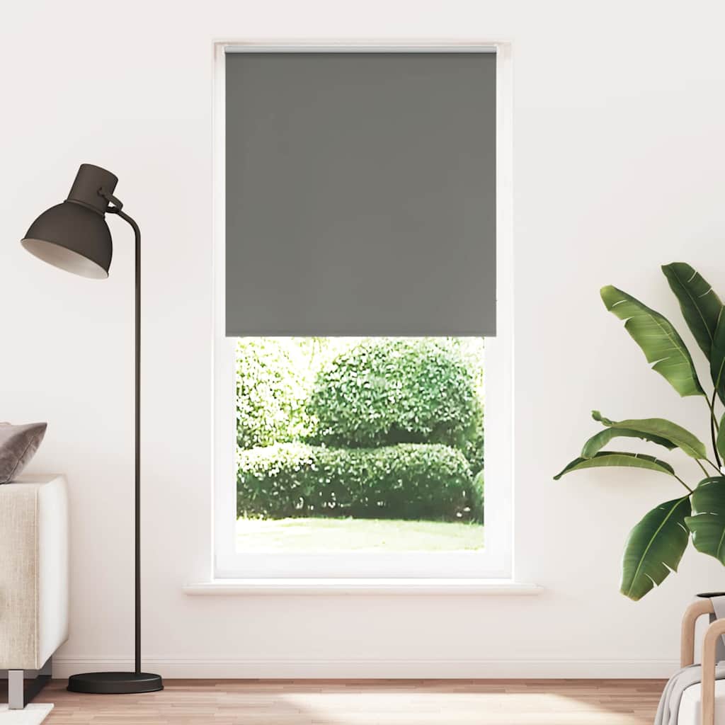 Rulonveida žalūzija Pelēka 105x210 cm auduma platums 105x130 cm poliesters