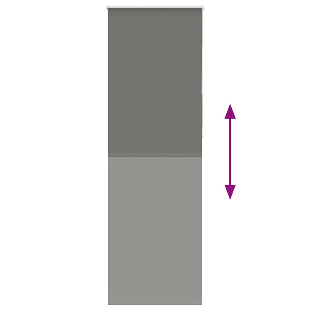 Rullo žalūzija Pelēka 70x230 cm auduma platums 65,7 cm poliesters