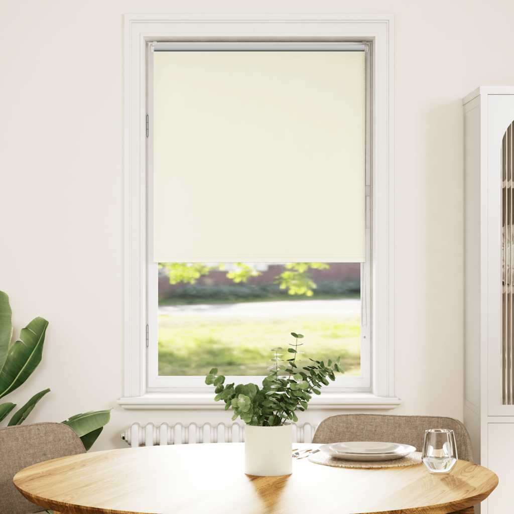 Rulonveida žalūzija balta 85x130 cm auduma platums 80,7 cm poliesters