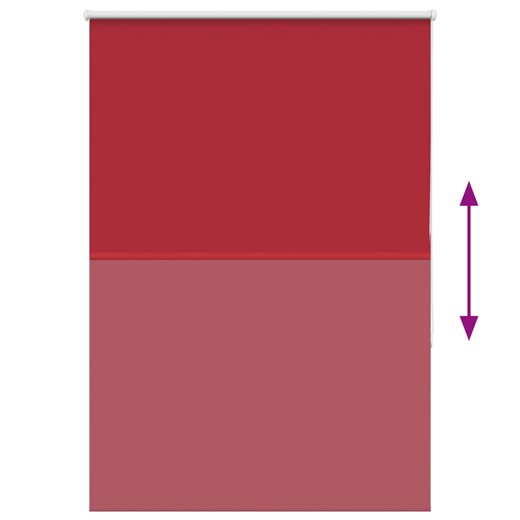 Roller blind red 105x150 cm fabric width 100.7 cm polyester